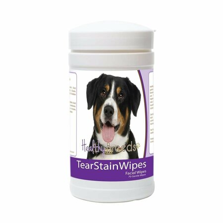 PAMPEREDPETS Entlebucher Mountain Dog Tear Stain Wipes PA3498080